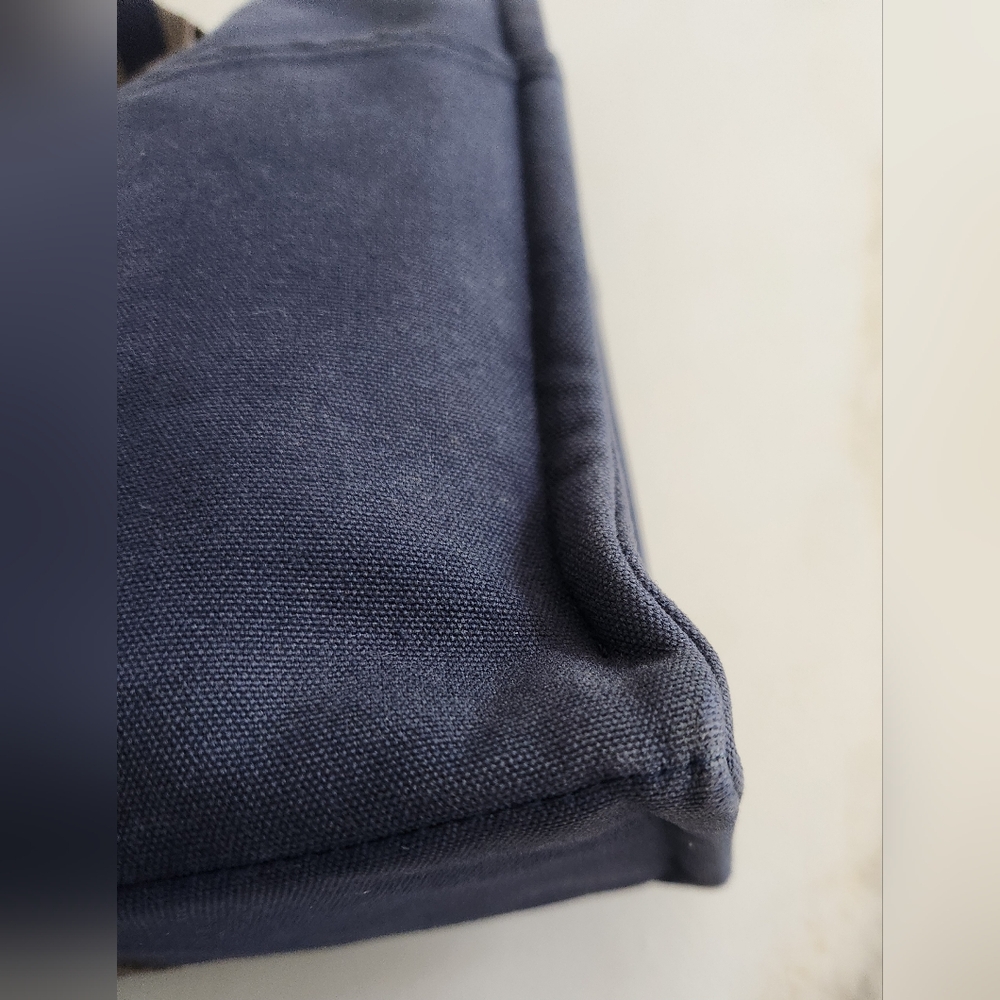 Hermes Large Paris Fourre Tote In Navy. - Picture 11 of 15